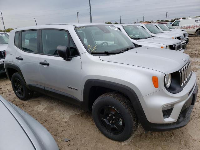 ZACNJDAB1MPN21414 - 2021 JEEP RENEGADE S SILVER photo 4