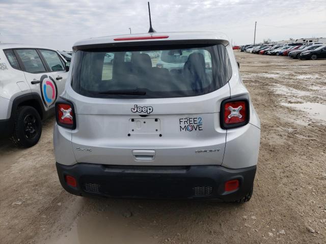 ZACNJDAB9MPN21354 - 2021 JEEP RENEGADE S SILVER photo 6