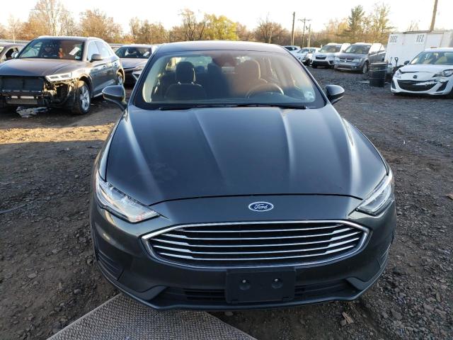 3FA6P0HD3LR214634 - 2020 FORD FUSION SE GRAY photo 5