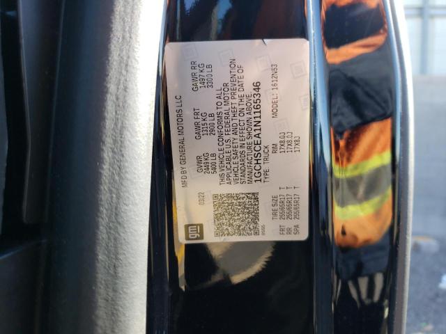 1GCHSCEA1N1165346 - 2022 CHEVROLET COLORADO L BLACK photo 12