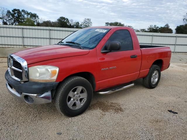 1D7HA16K26J160808 - 2006 DODGE RAM 1500 S RED photo 1