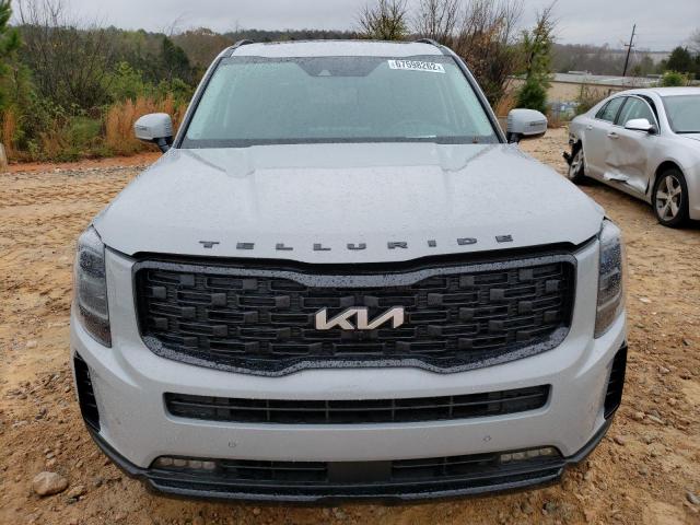 5XYP5DHCXNG278380 - 2022 KIA TELLURIDE GRAY photo 5