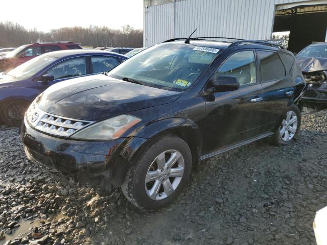 JN8AZ08W06W513407 - 2006 NISSAN MURANO BLACK photo 1