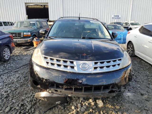 JN8AZ08W06W513407 - 2006 NISSAN MURANO BLACK photo 5