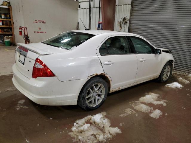 3FAHP0JA1CR330746 - 2012 FORD FUSION SEL WHITE photo 3