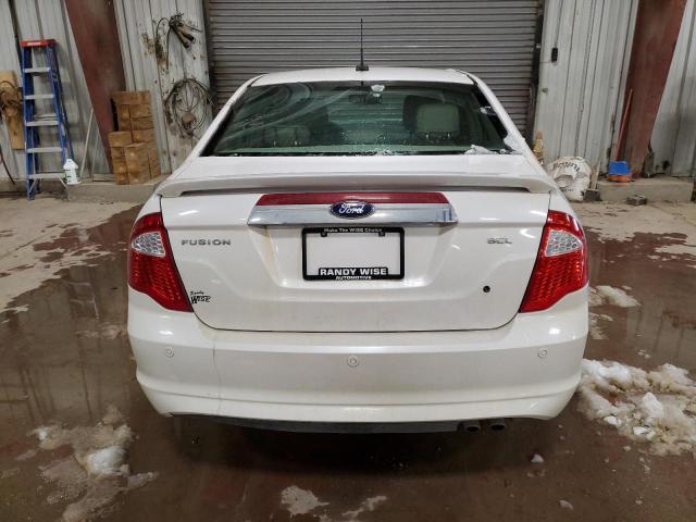 3FAHP0JA1CR330746 - 2012 FORD FUSION SEL WHITE photo 6