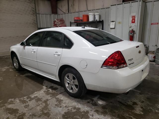 2G1WA5E34E1171605 - 2014 CHEVROLET IMPALA LIM WHITE photo 2