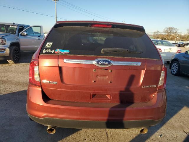 2FMDK3KC1EBA19906 - 2014 FORD EDGE LIMIT RED photo 6