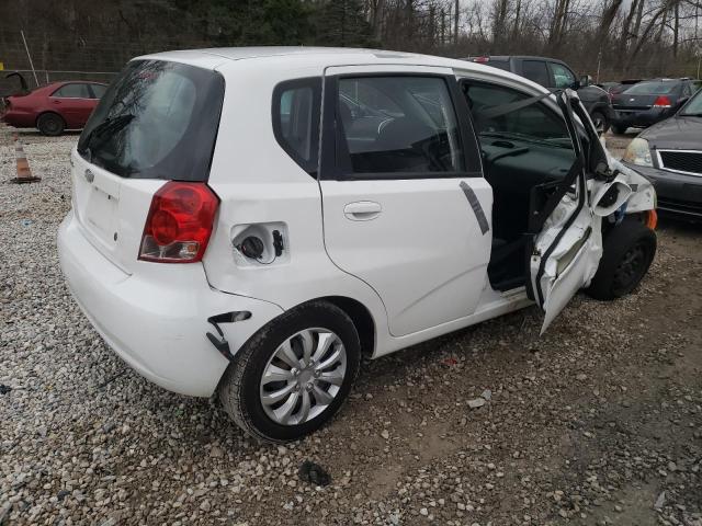 KL1TD66646B672809 - 2006 CHEVROLET AVEO BASE WHITE photo 3