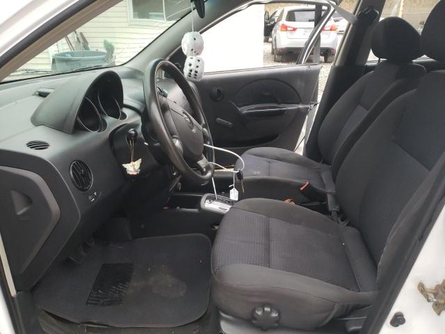 KL1TD66646B672809 - 2006 CHEVROLET AVEO BASE WHITE photo 7