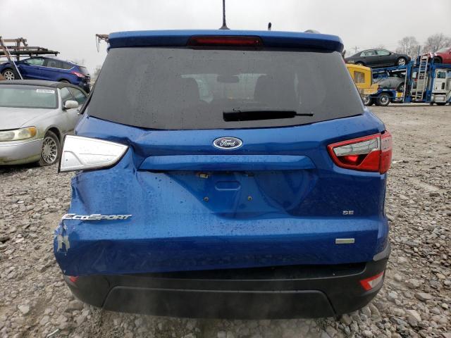 MAJ3P1TE5JC229320 - 2018 FORD ECOSPORT S BLUE photo 6