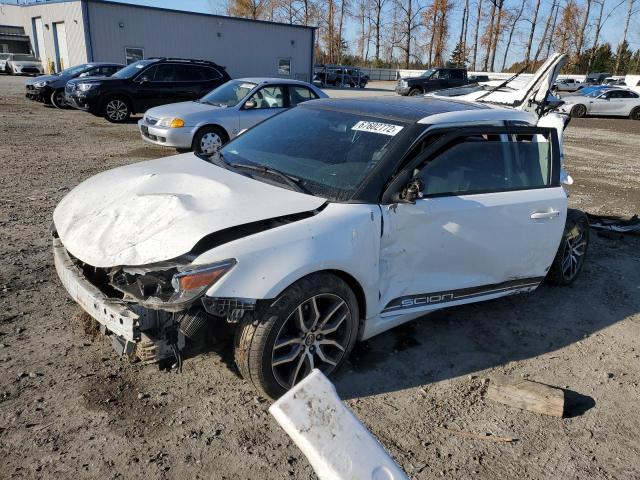 JTKJF5C77E3085930 - 2014 TOYOTA SCION TC WHITE photo 1