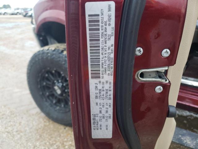 3C63R3KL1HG557123 - 2017 RAM 3500 LONGH MAROON photo 12