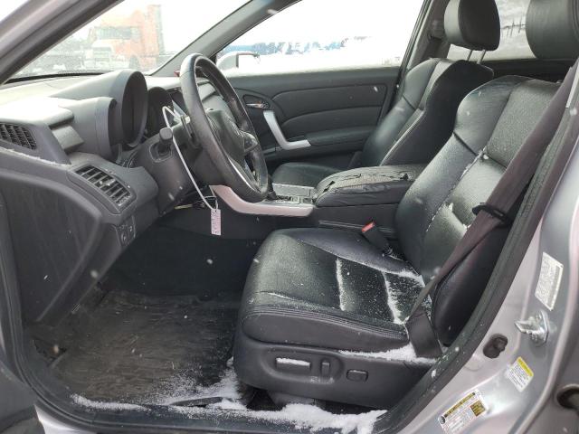 5J8TB18238A019622 - 2008 ACURA RDX SILVER photo 7