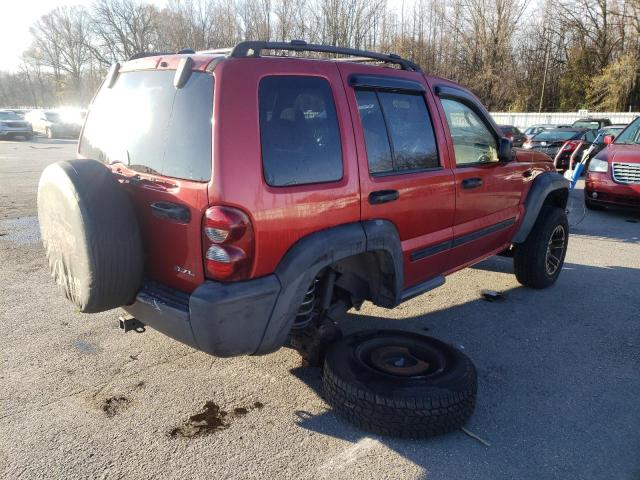 1J4GL48K65W714605 - 2005 JEEP LIBERTY RED photo 3