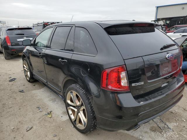 2FMDK4AK9BBA22210 - 2011 FORD EDGE SPORT BLACK photo 2