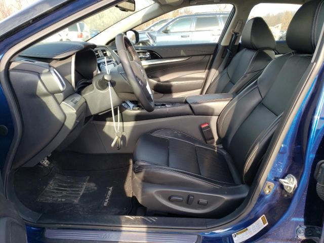 1N4AA6CVXNC502828 - 2022 NISSAN MAXIMA SV BLUE photo 7