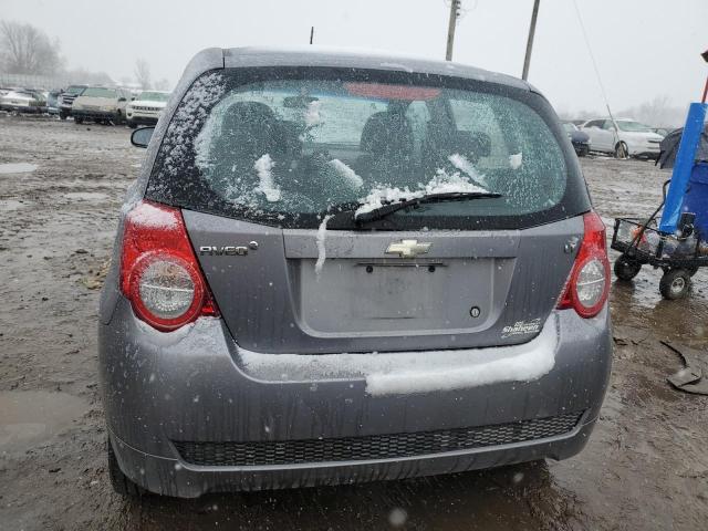 KL1TD66E99B656441 - 2009 CHEVROLET AVEO LS 灰色 照片 6