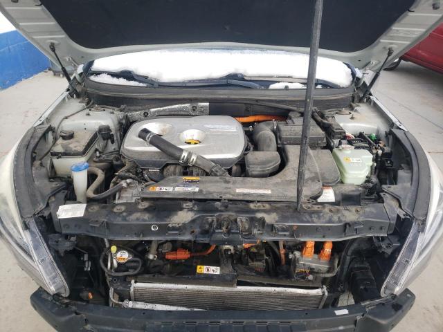 KMHE24L11GA023640 - 2016 HYUNDAI SONATA HYB SILVER photo 11