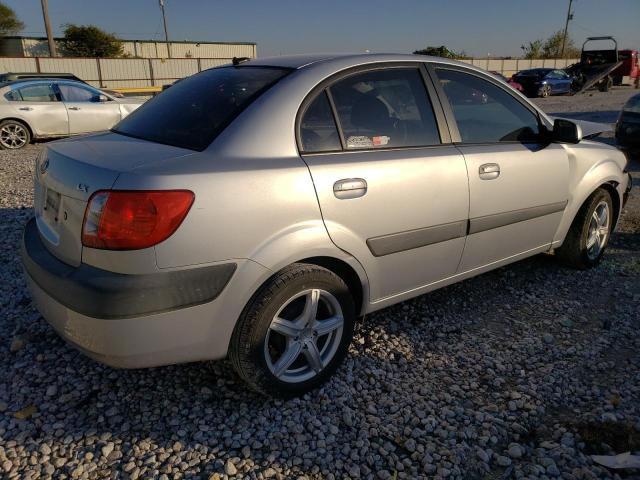 KNADE223896495402 - 2009 KIA RIO BASE SILVER photo 3