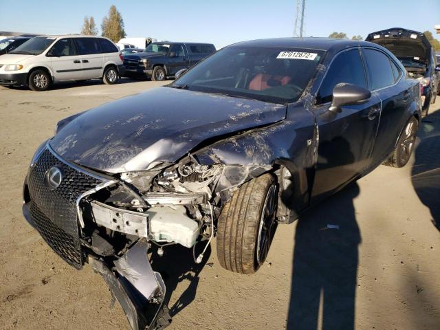 JTHBE1D25E5007756 - 2014 LEXUS IS 350 GRAY photo 1