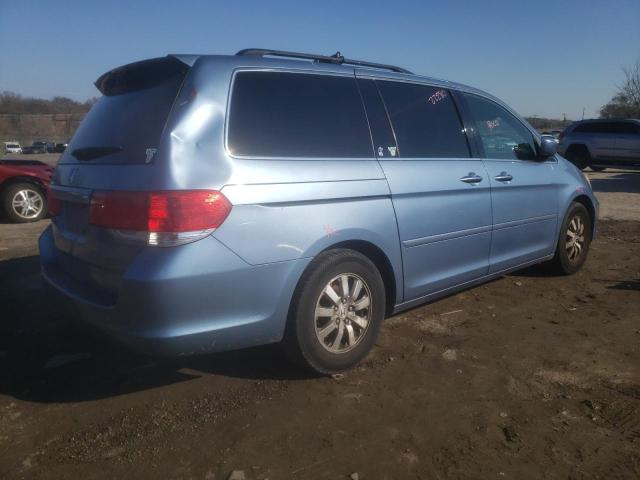 5FNRL38658B109253 - 2008 HONDA ODYSSEY EX BLUE photo 3