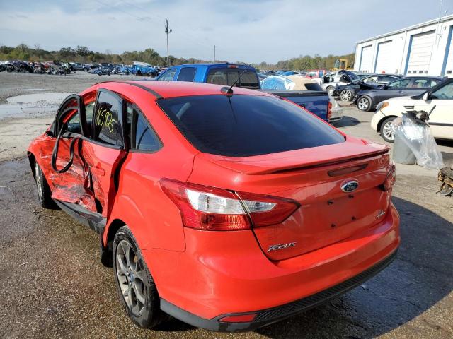 1FADP3F28DL201484 - 2013 FORD FOCUS RED photo 2