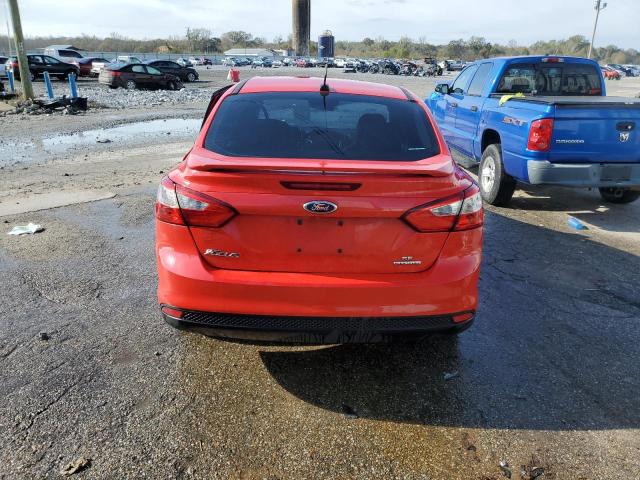 1FADP3F28DL201484 - 2013 FORD FOCUS RED photo 6