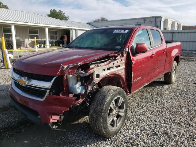 1GCGTCEN1H1199058 - 2017 CHEVROLET COLORADO L RED photo 2