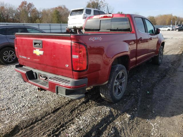 1GCGTCEN1H1199058 - 2017 CHEVROLET COLORADO L RED photo 4