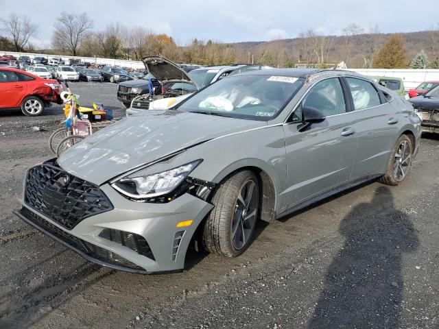 KMHL44J25NA235628 - 2022 HYUNDAI SONATA SEL GRAY photo 1