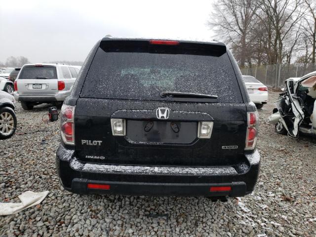 5FNYF18258B001302 - 2008 HONDA PILOT VP BLACK photo 6