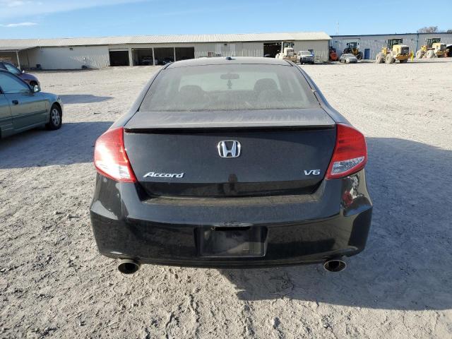 1HGCS2A82CA007782 - 2012 HONDA ACCORD EXL BLACK photo 6