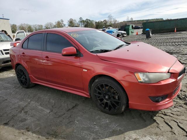 JA32U8FW0AU005649 - 2010 MITSUBISHI LANCER GTS RED photo 4