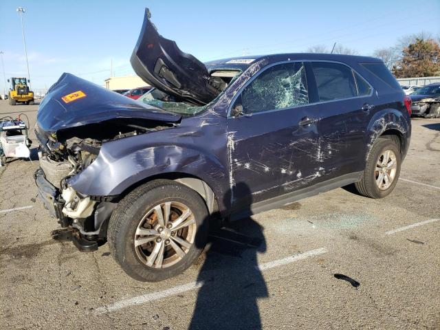 2GNALAEK2E6343023 - 2014 CHEVROLET EQUINOX BLUE photo 1