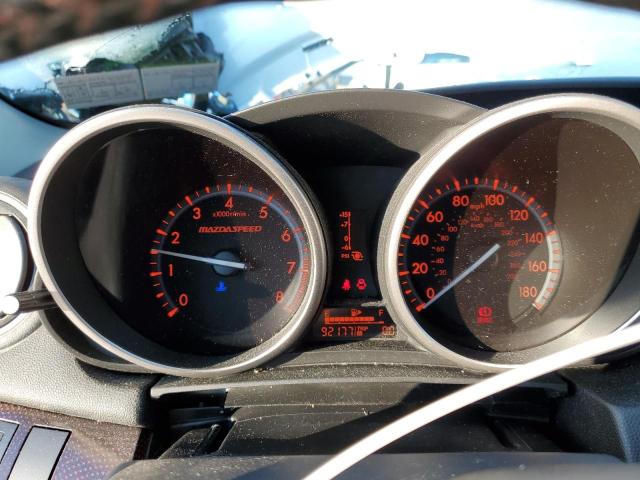 JM1BL1K48B1376352 - 2011 MAZDA SPEED 3 SILVER photo 9