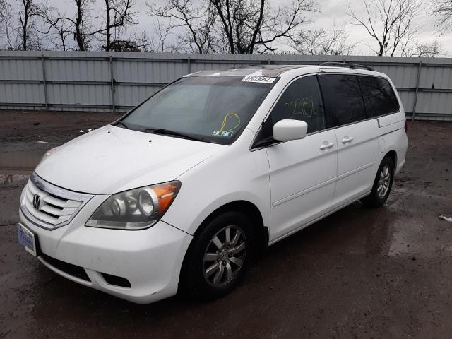 5FNRL387X8B057904 - 2008 HONDA ODYSSEY EX WHITE photo 2