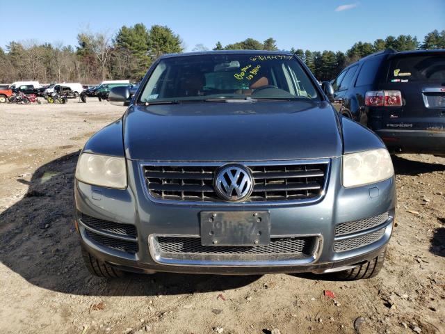 WVGCM67LX4D005494 - 2004 VOLKSWAGEN TOUAREG 4. CHARCOAL photo 5