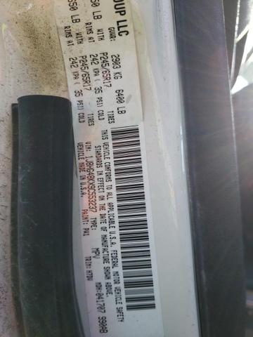 1J8HG48KX9C553237 - 2009 JEEP COMMANDER თეთრი ფოტო 10