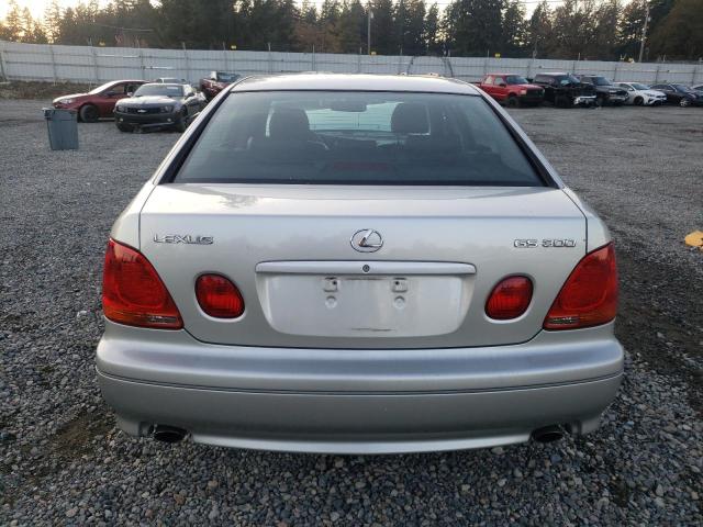 JT8BD69S920151666 - 2002 LEXUS GS 300 SILVER photo 6