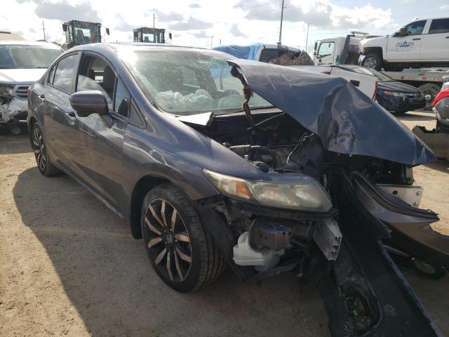 19XFB2F94FE052916 - 2015 HONDA CIVIC EXL 灰色 照片 1