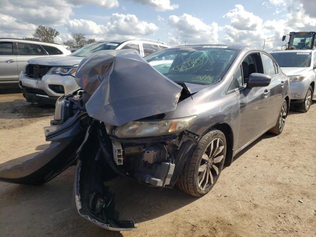 19XFB2F94FE052916 - 2015 HONDA CIVIC EXL 灰色 照片 2