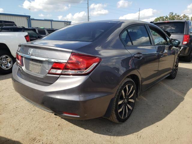 19XFB2F94FE052916 - 2015 HONDA CIVIC EXL 灰色 照片 4