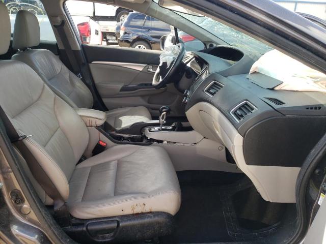 19XFB2F94FE052916 - 2015 HONDA CIVIC EXL 灰色 照片 5