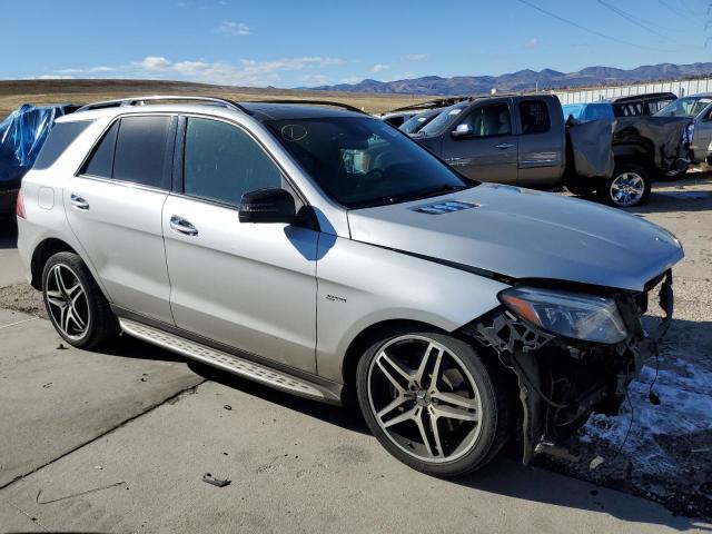 4JGDA6EB5HA979186 - 2017 MERCEDES-BENZ GLE 43 AMG SILVER photo 4