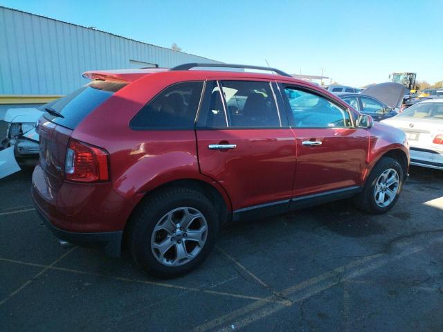 2FMDK3JC2BBB32325 - 2011 FORD EDGE SEL RED photo 3