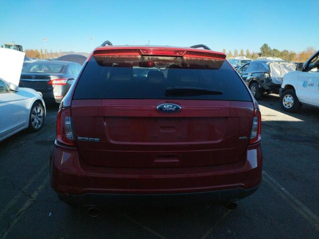 2FMDK3JC2BBB32325 - 2011 FORD EDGE SEL RED photo 6