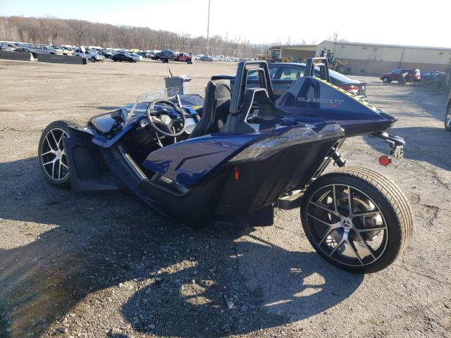 57XAAPFA1J8125917 - 2018 POLARIS SLINGSHOT BLUE photo 3