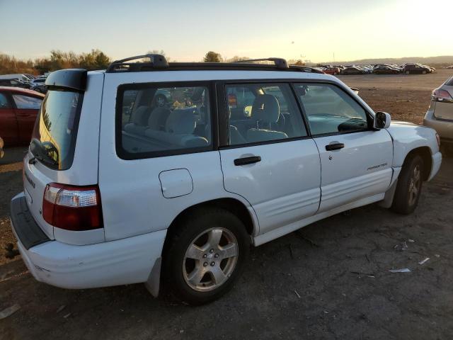 JF1SF65621H709383 - 2001 SUBARU FORESTER S WHITE photo 3