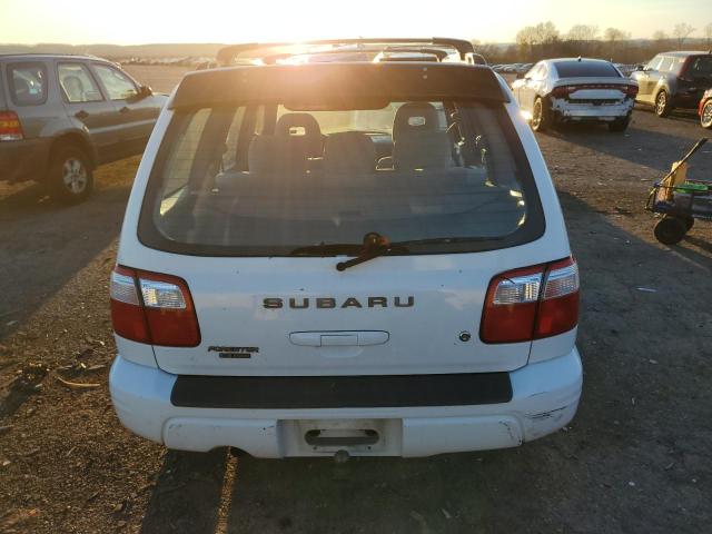 JF1SF65621H709383 - 2001 SUBARU FORESTER S WHITE photo 6